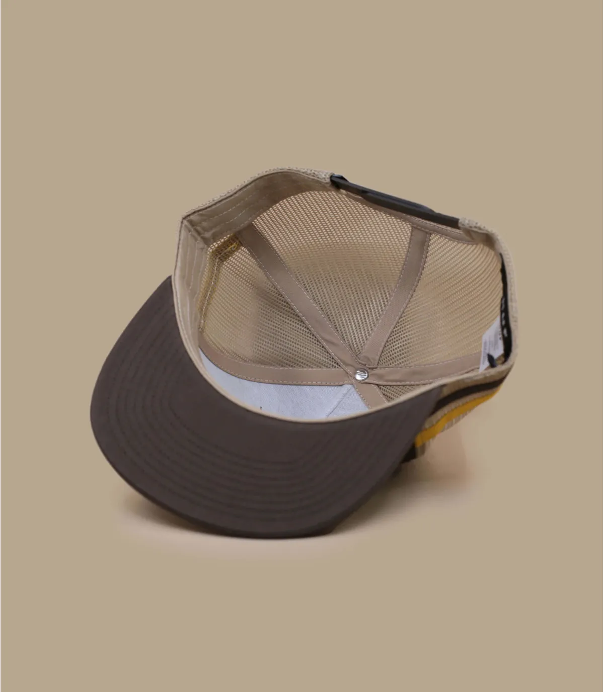 Snapback trucker voiture marron - Casquette Auto Supply Trucker brown Huf : Headict