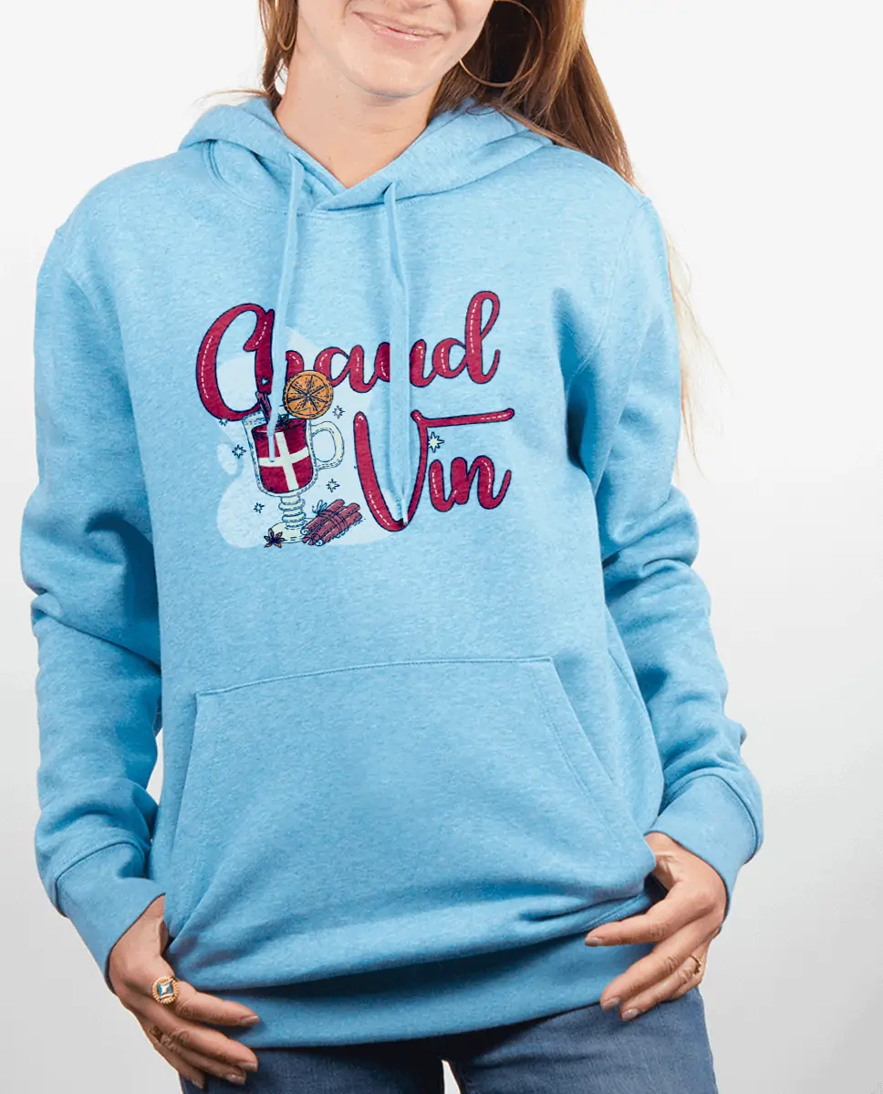 SWEAT FEMME : CHAUD VIN - Les Savoyards