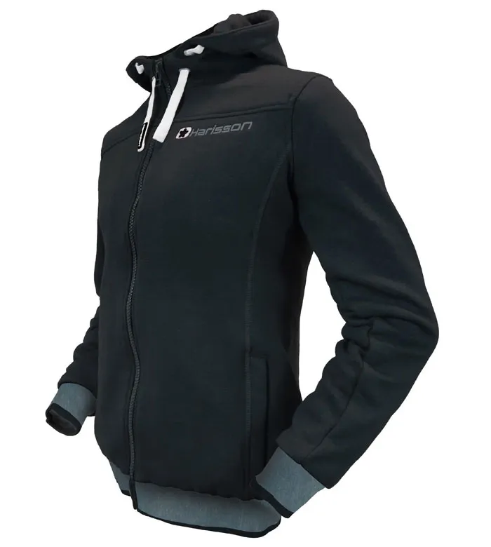 Sweat Harisson Stingray Lady noir, Sweat moto femme