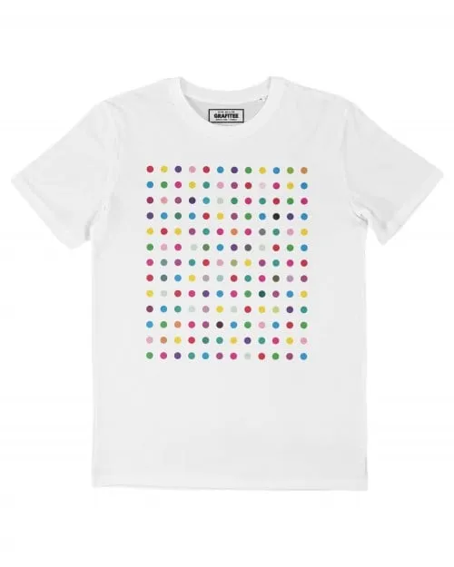 T-shirt Dots Paint  - Tee-shirt Tendance Points Colorés | Grafitee