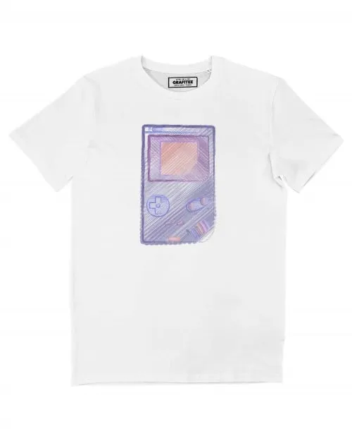 T-shirt Gameboy Violette - Tshirt Tendance Imprimé Gameboy | Grafitee