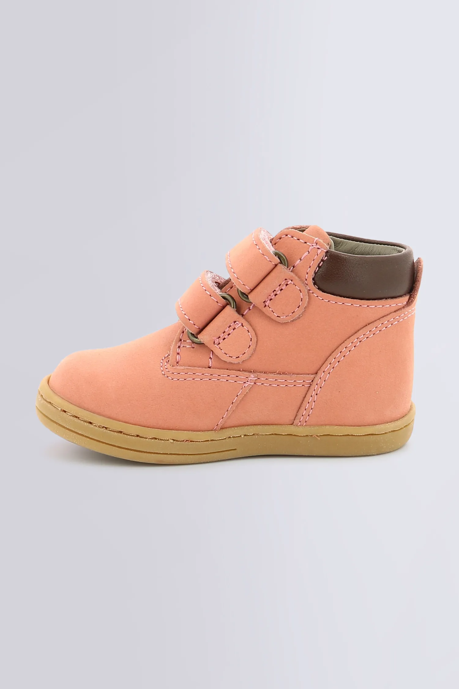 Tackeasy - Bottines rose clair pour fille et garçon - Kickers © Site Officiel