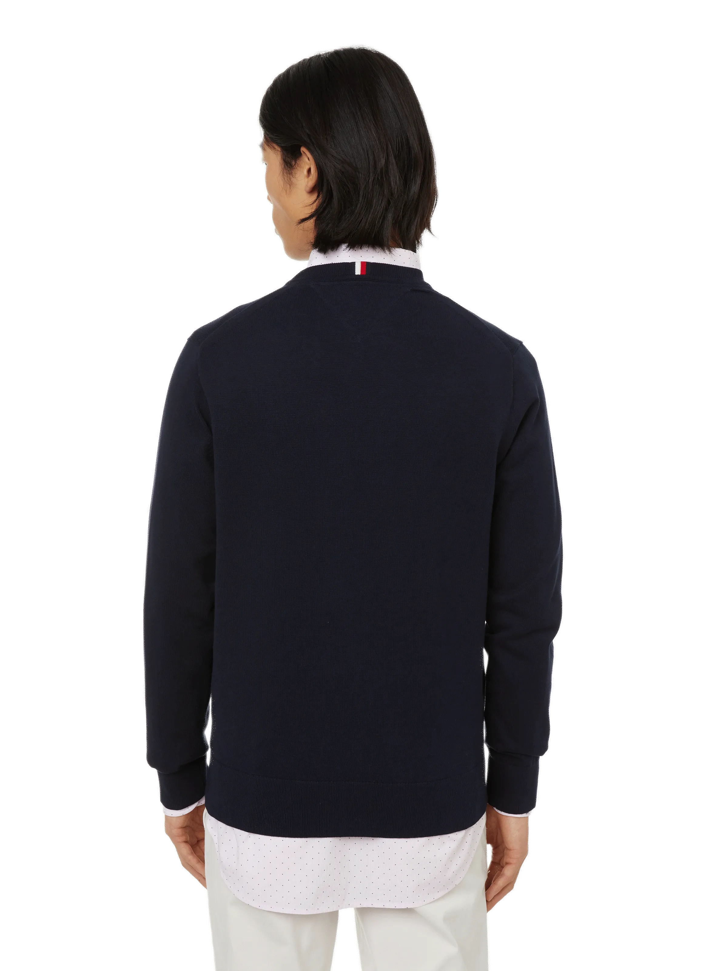 TOMMY HILFIGER  Pull en coton - Bleu